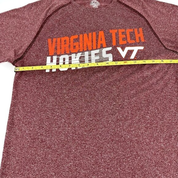 Virginia Tech Hokies Tee Shirt Short Sleeve Performance Size Small - Picture 5 of 7